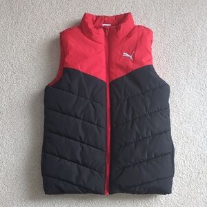 3 For $30. Puma Kids Two-Tone Red and Black Vest